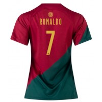 Ženski Nogometni dresi Portugalska Cristiano Ronaldo #7 Domači SP 2022 Kratek Rokav